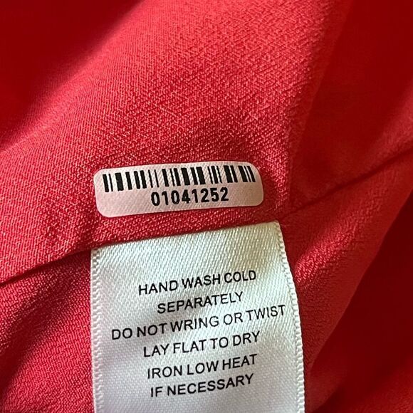 Olivia Culpo x Le Tote Red Long Sleeve Embroidered Maxi Dress Size L - Picture 8 of 10